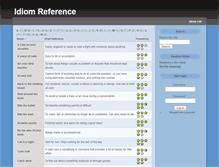 Tablet Screenshot of idiomreference.com